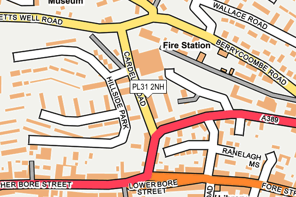 PL31 2NH map - OS OpenMap – Local (Ordnance Survey)