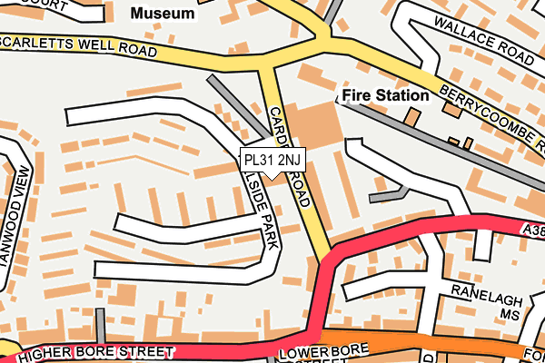 PL31 2NJ map - OS OpenMap – Local (Ordnance Survey)