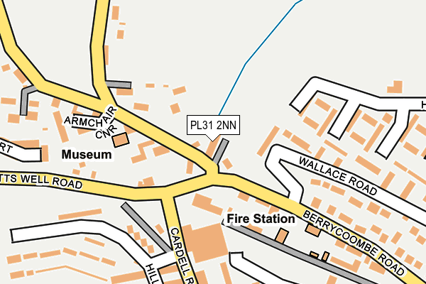 PL31 2NN map - OS OpenMap – Local (Ordnance Survey)