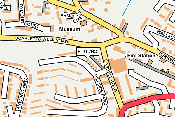 PL31 2NQ map - OS OpenMap – Local (Ordnance Survey)