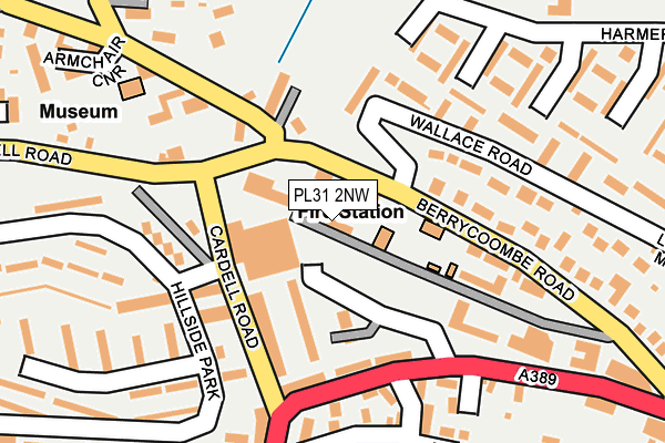 PL31 2NW map - OS OpenMap – Local (Ordnance Survey)