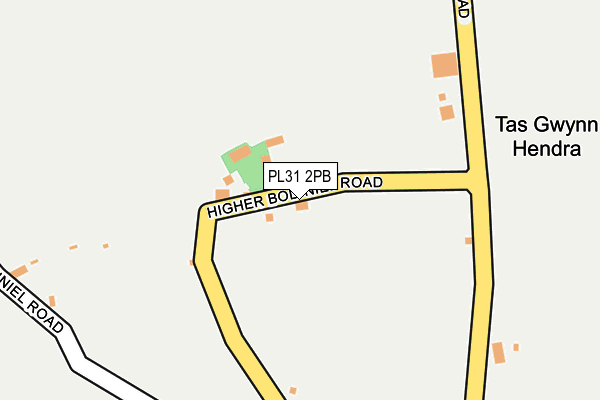 PL31 2PB map - OS OpenMap – Local (Ordnance Survey)