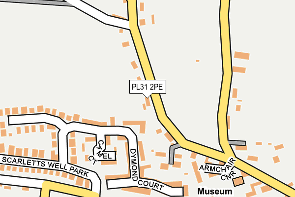 PL31 2PE map - OS OpenMap – Local (Ordnance Survey)