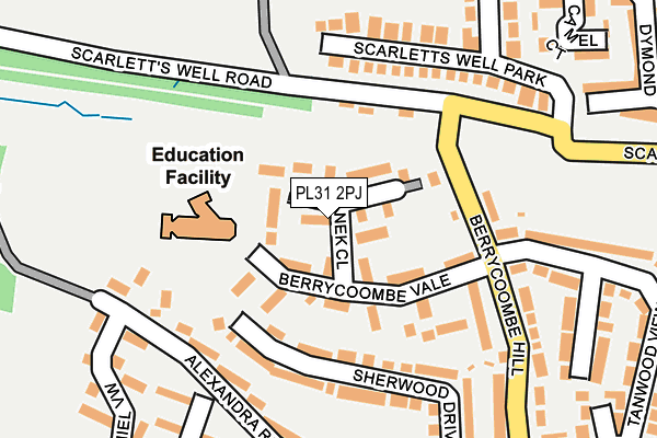 PL31 2PJ map - OS OpenMap – Local (Ordnance Survey)