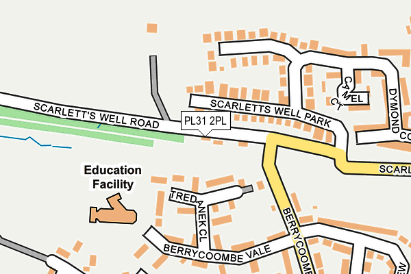 PL31 2PL map - OS OpenMap – Local (Ordnance Survey)