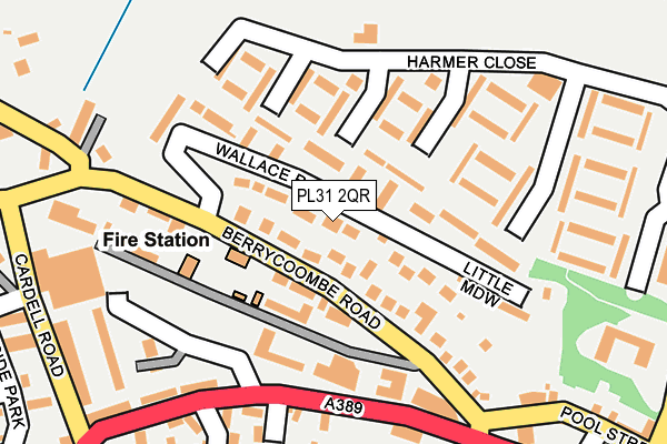PL31 2QR map - OS OpenMap – Local (Ordnance Survey)