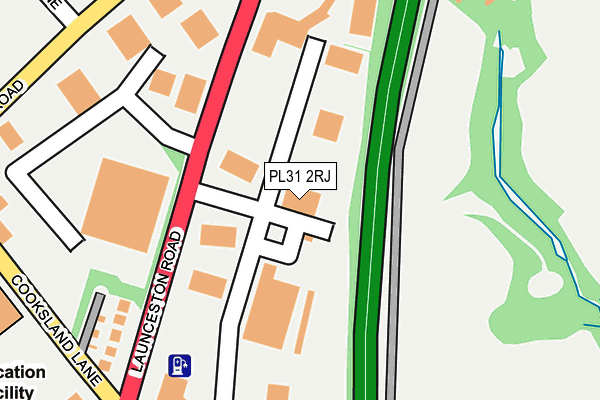 PL31 2RJ map - OS OpenMap – Local (Ordnance Survey)