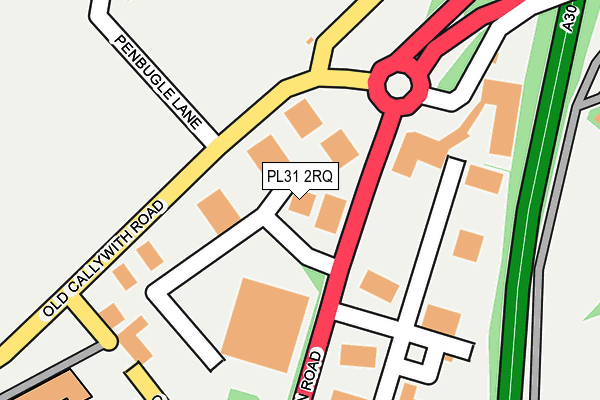 PL31 2RQ map - OS OpenMap – Local (Ordnance Survey)
