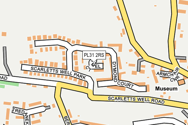 PL31 2RS map - OS OpenMap – Local (Ordnance Survey)