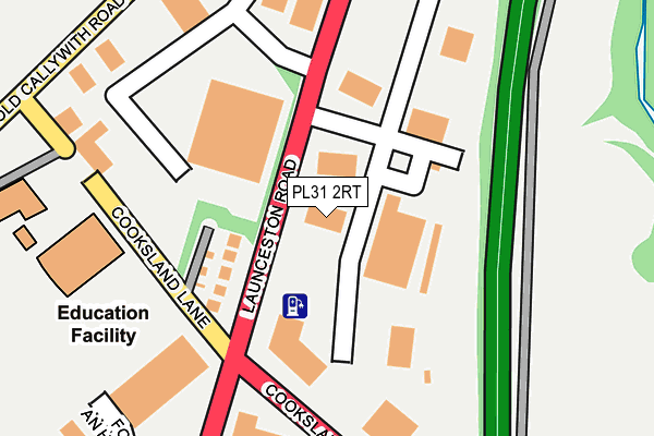 PL31 2RT map - OS OpenMap – Local (Ordnance Survey)