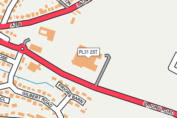 PL31 2ST map - OS OpenMap – Local (Ordnance Survey)