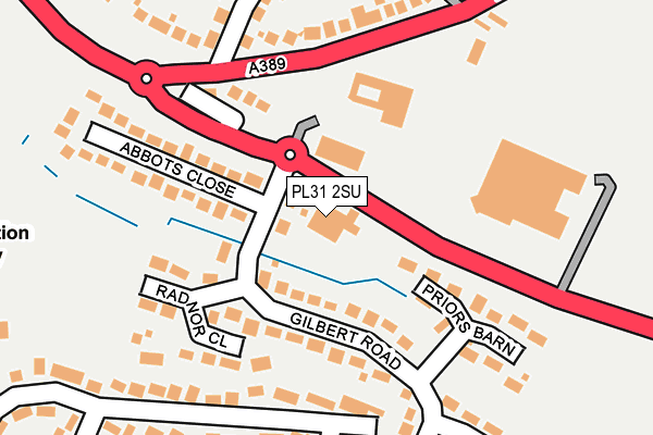 PL31 2SU map - OS OpenMap – Local (Ordnance Survey)