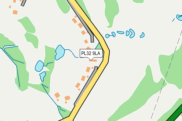 PL32 9LA map - OS OpenMap – Local (Ordnance Survey)