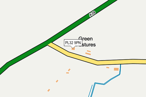 PL32 9PN map - OS OpenMap – Local (Ordnance Survey)