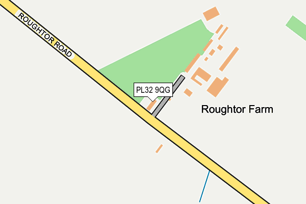 PL32 9QG map - OS OpenMap – Local (Ordnance Survey)