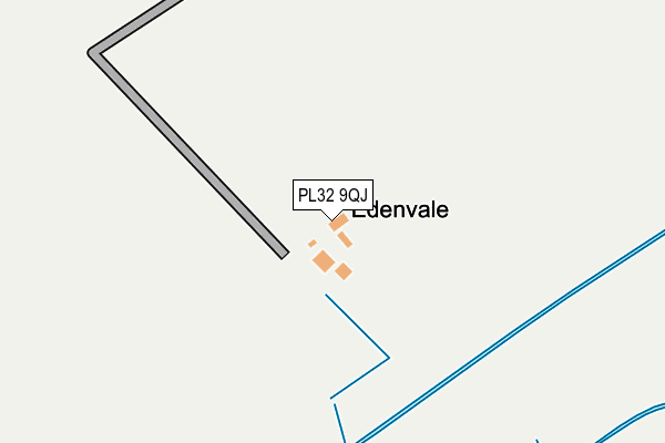 PL32 9QJ map - OS OpenMap – Local (Ordnance Survey)
