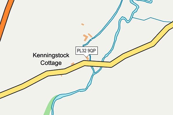 PL32 9QP map - OS OpenMap – Local (Ordnance Survey)