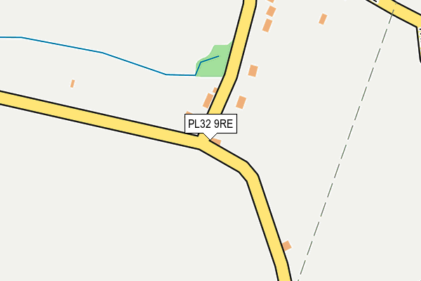 PL32 9RE map - OS OpenMap – Local (Ordnance Survey)