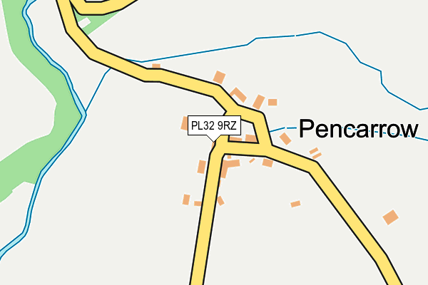 PL32 9RZ map - OS OpenMap – Local (Ordnance Survey)