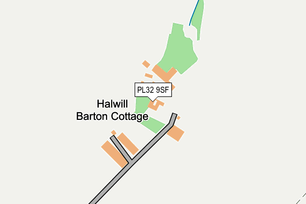 PL32 9SF map - OS OpenMap – Local (Ordnance Survey)