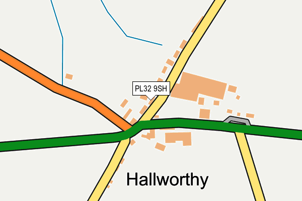 PL32 9SH map - OS OpenMap – Local (Ordnance Survey)