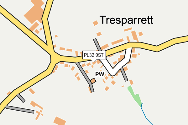 PL32 9ST map - OS OpenMap – Local (Ordnance Survey)