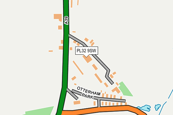 PL32 9SW map - OS OpenMap – Local (Ordnance Survey)