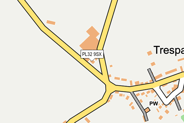 PL32 9SX map - OS OpenMap – Local (Ordnance Survey)