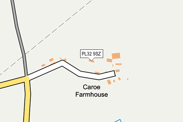 PL32 9SZ map - OS OpenMap – Local (Ordnance Survey)