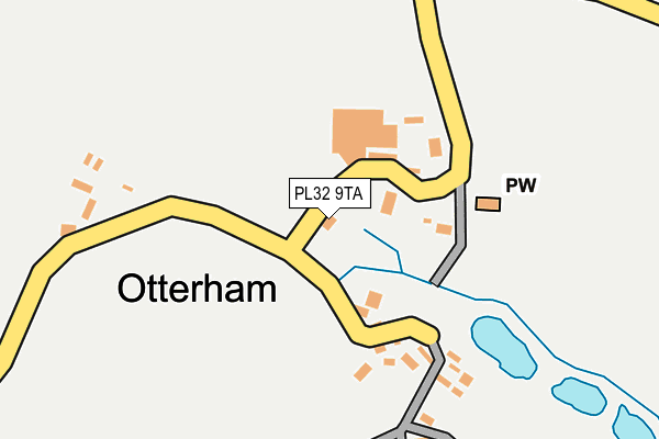 PL32 9TA map - OS OpenMap – Local (Ordnance Survey)