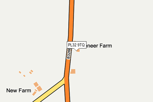 PL32 9TQ map - OS OpenMap – Local (Ordnance Survey)