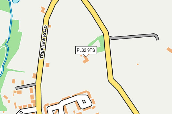 PL32 9TS map - OS OpenMap – Local (Ordnance Survey)