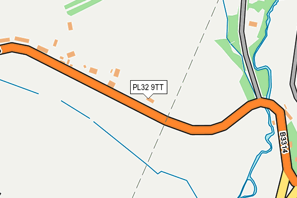 PL32 9TT map - OS OpenMap – Local (Ordnance Survey)