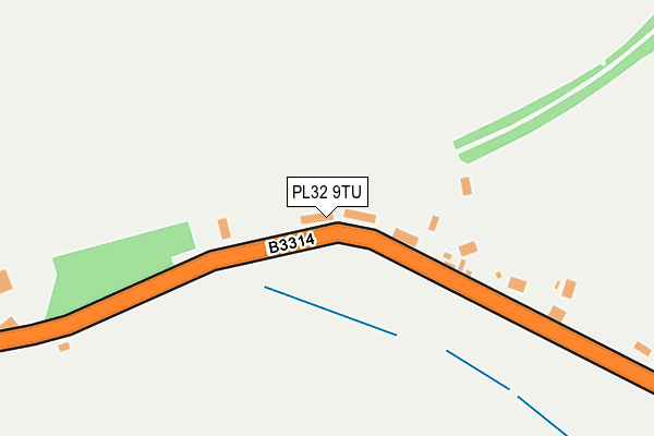 PL32 9TU map - OS OpenMap – Local (Ordnance Survey)