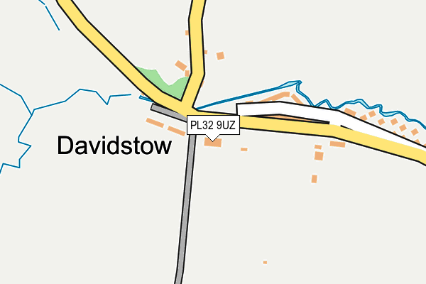 PL32 9UZ map - OS OpenMap – Local (Ordnance Survey)