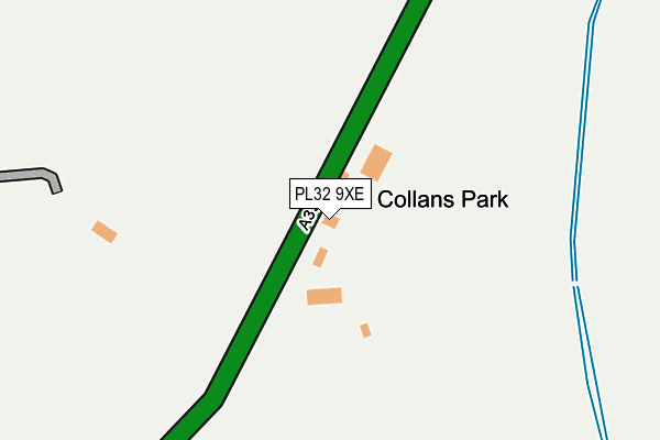 PL32 9XE map - OS OpenMap – Local (Ordnance Survey)