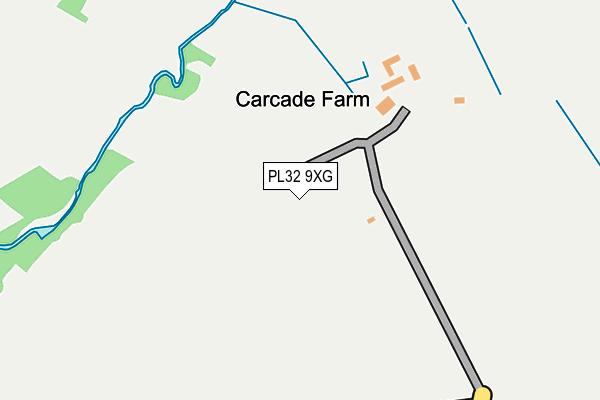 PL32 9XG map - OS OpenMap – Local (Ordnance Survey)