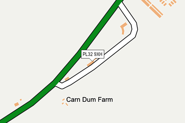PL32 9XH map - OS OpenMap – Local (Ordnance Survey)