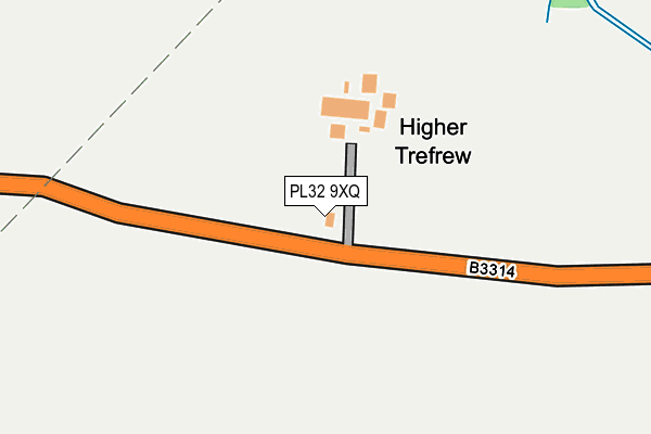 PL32 9XQ map - OS OpenMap – Local (Ordnance Survey)