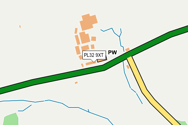 PL32 9XT map - OS OpenMap – Local (Ordnance Survey)