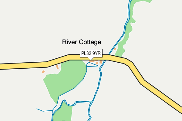 PL32 9YR map - OS OpenMap – Local (Ordnance Survey)
