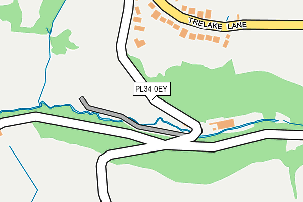 PL34 0EY map - OS OpenMap – Local (Ordnance Survey)
