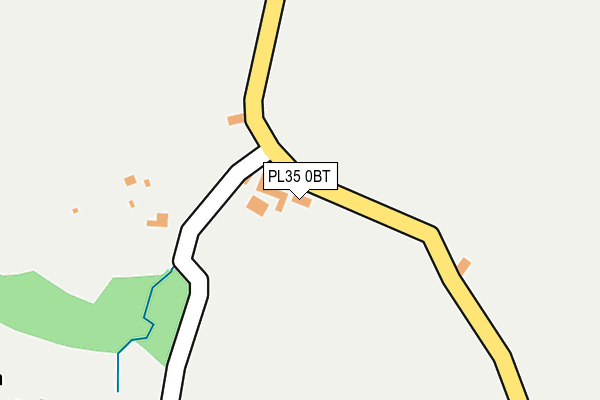 PL35 0BT map - OS OpenMap – Local (Ordnance Survey)