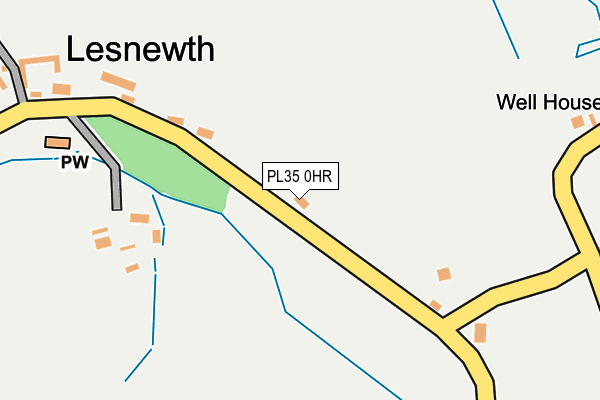 PL35 0HR map - OS OpenMap – Local (Ordnance Survey)