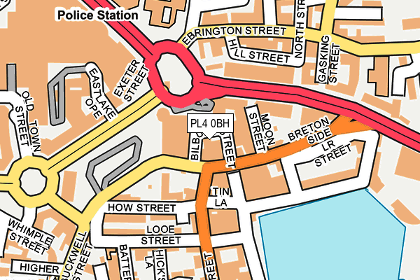 PL4 0BH map - OS OpenMap – Local (Ordnance Survey)