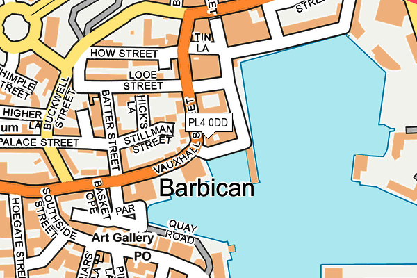 PL4 0DD map - OS OpenMap – Local (Ordnance Survey)