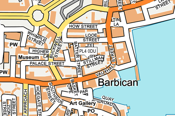 PL4 0DU map - OS OpenMap – Local (Ordnance Survey)