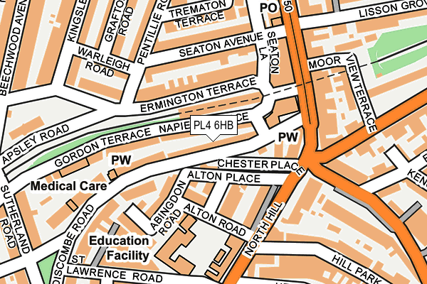 Map of SUTTON COMMERCIAL PROPERTY LTD at local scale