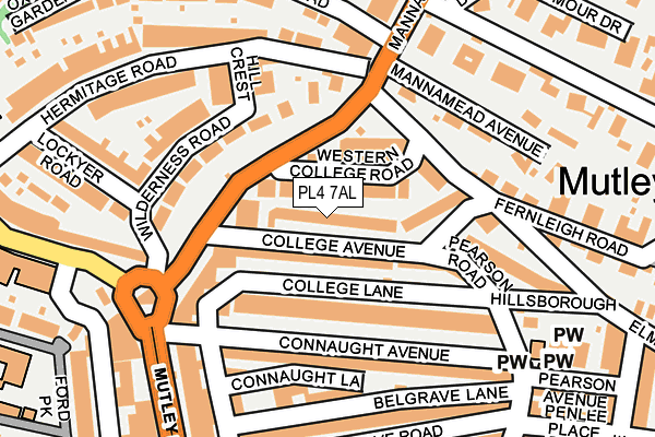 Map of FIVEPILCHARD LLP at local scale