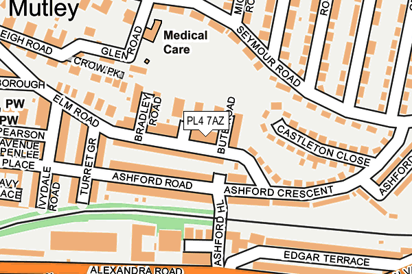 Map of PTASC LTD at local scale